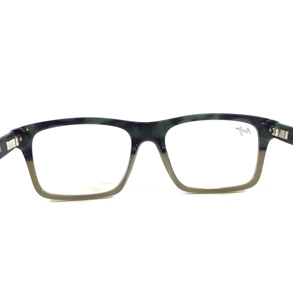 Maui Jim Eyeglasses Frames MJO2124-95 Blue Green Beige Horn Rectangle 56-19-150
